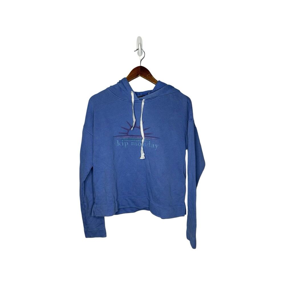 VINEYARD VINES Hoodie Sweatshirt Womens Skip Monday Blue‎ medium